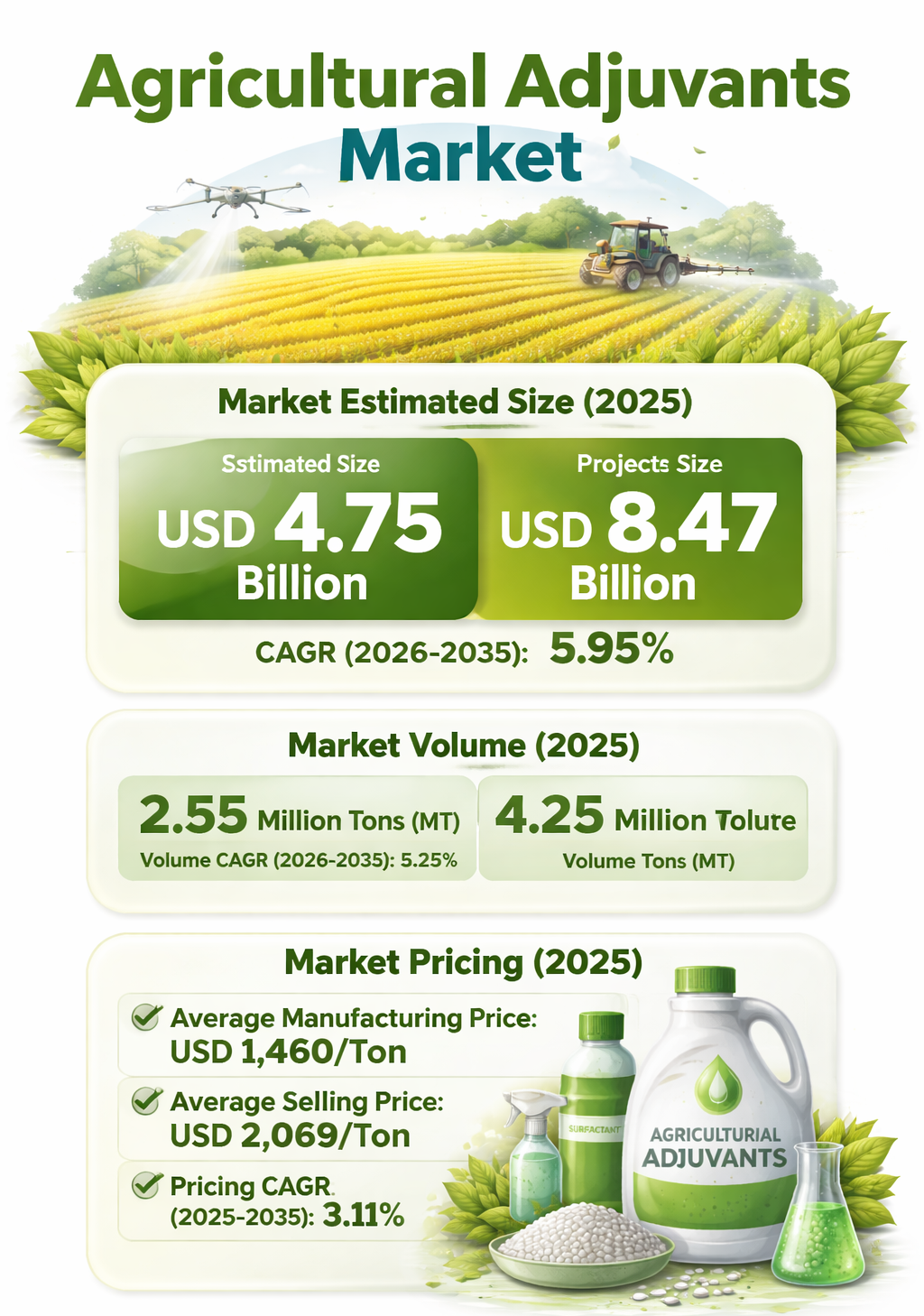 Agricultural Adjuvants Market Demand and Growth Forecast (2025-2035): Key Trends and Insights