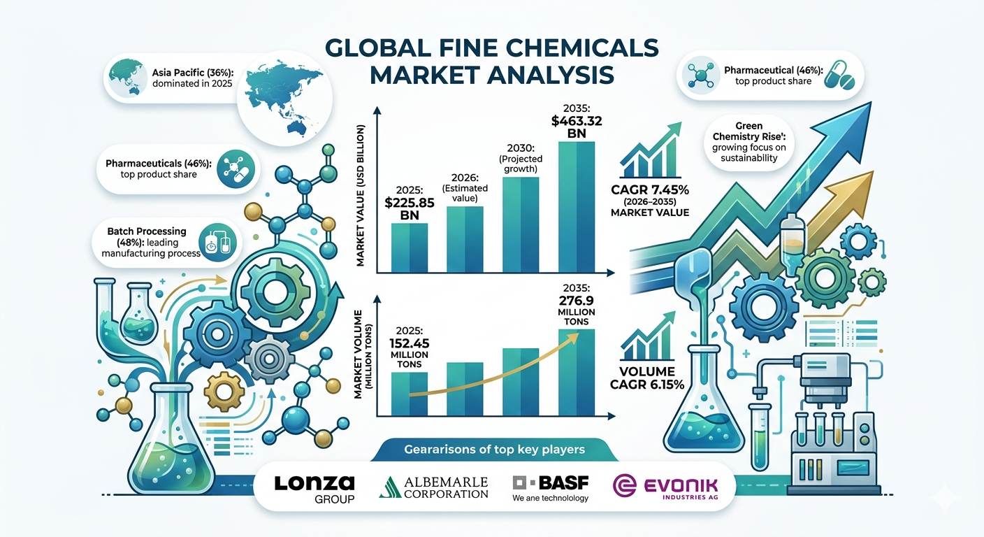 The Global Fine Chemicals Market: Architecting High-Purity Innovations for Tomorrow