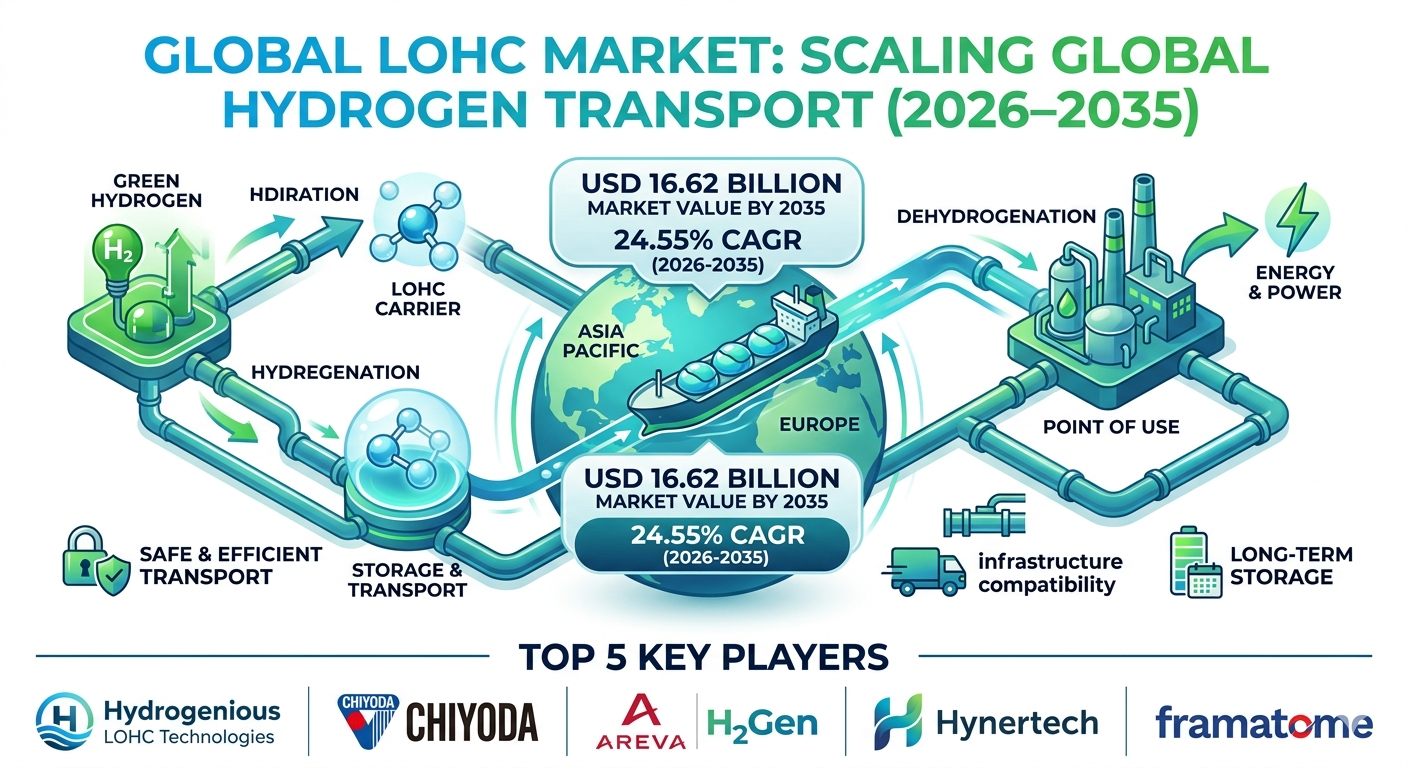 Liquid Organic Hydrogen Carrier (LOHC) Market: Scaling Global Hydrogen Transport (2026–2035)