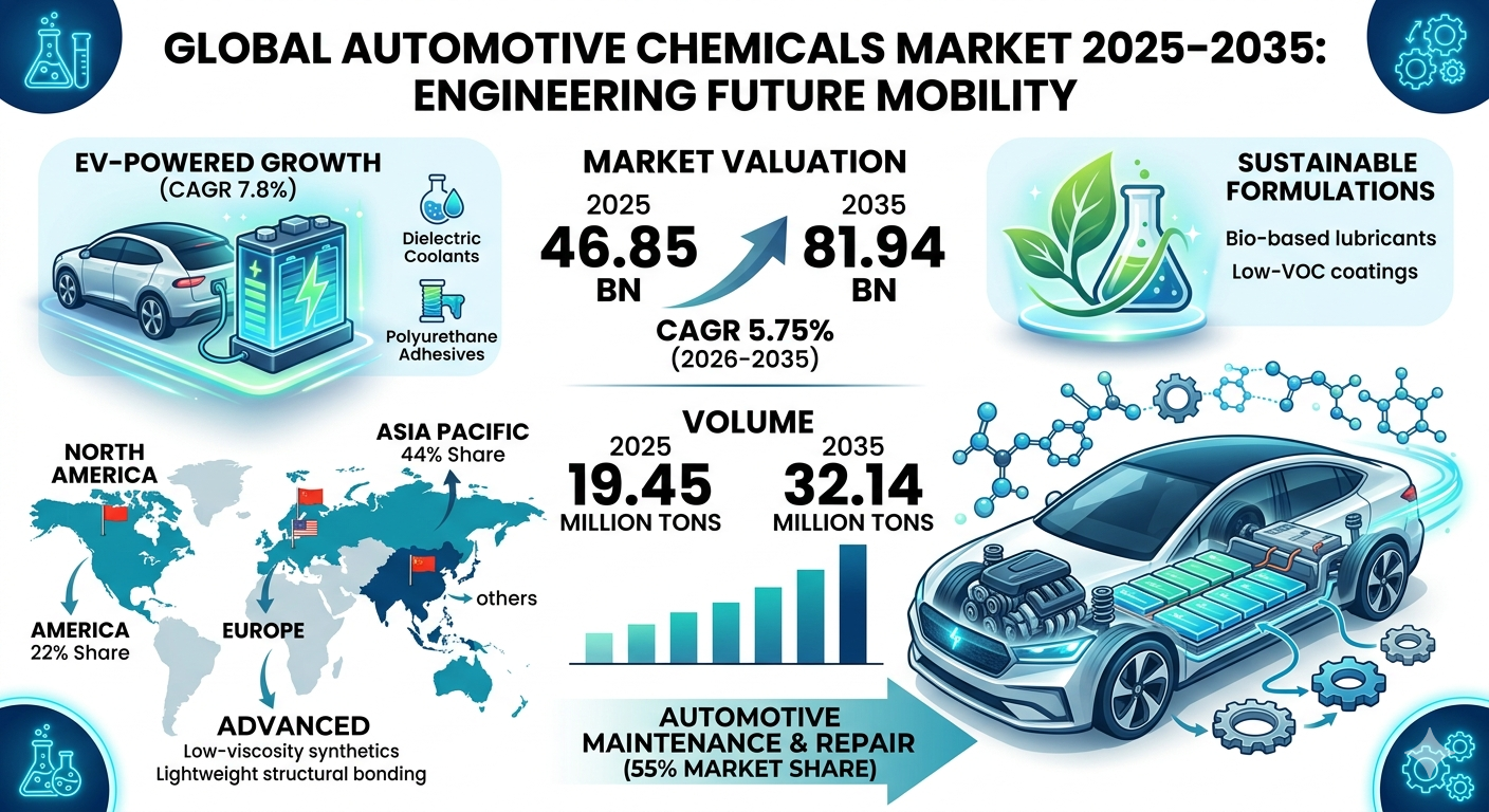 Global Automotive Chemicals Market Analysis: Strategic Forecast and Technical Engineering (2026–2035)