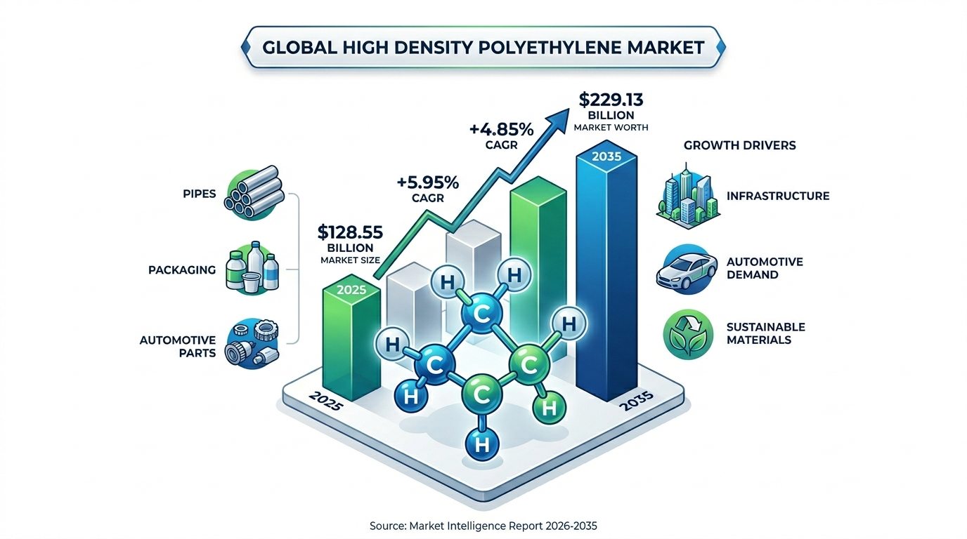 Global High Density Polyethylene Market Intelligence Report: Strategic Evaluation and Growth Forecasts (2026–2035)
