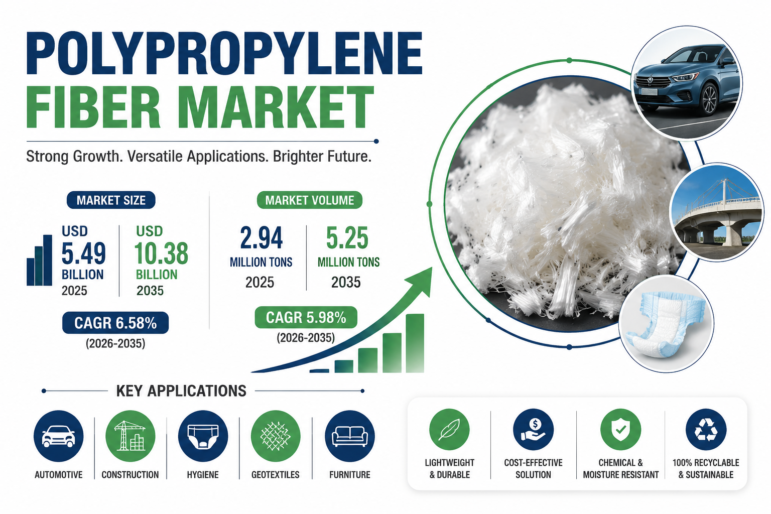 Polypropylene Fiber Market Trends, Growth, and Future Outlook 2026-2035